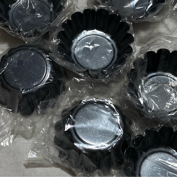 Egg Tart Molder Baking Shell 3 Inches 10 Pieces heavy duty Steel - Picture 2 of 5